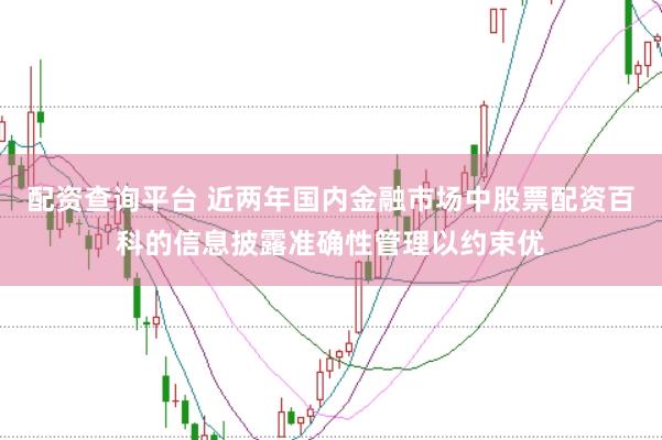 配资查询平台 近两年国内金融市场中股票配资百科的信息披露准确性管理以约束优